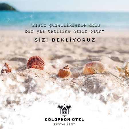 Colophon Beach Otel Gümüldür Exterior foto